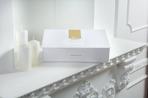 Постільна білизна: Постільна білизна євро сатин страйп Колір: білий MirSon [Мірсон] Royal Pearl220 | інтернет-магазин Пеленашка фото 2