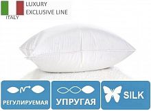 Подушка шелковая 60х60 MirSon Silk Luxury Exclusive Высокая Упругая 0524/6060 - 2200000042347
