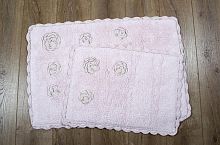 Набор ковриков Irya Blossom pembe розовый 60х90/40х60 см 11913986082795