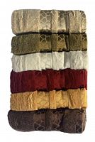 Набор махровых полотенец 70х140 см (6 шт.) бамбуковые Sikel Bamboo Tasli Soft ts-6001163