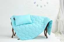 Одеяло 172х205 антиалергенное двуспальный размер облегченное MirSon Thinsulate Eco Light Blue 1634/172205 - 2200002647762