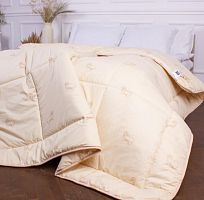 Одеяло шерстяное 200х220 евро размер теплое MirSon Gold Camel Зима Gold Line 0024/200220 - 2200000004499