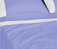 Пододеяльник 177х210 двуспальный на молнии сатиновый сиреневого цвета функциональный Sonex Aero Gentle Lavender SO102276