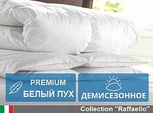 Одеяло пуховое 140х205 из белого гусиного пуха полуторное MirSon Rafaello Демисезонное кассетное Premium Class 061/140205 - 2200000074997