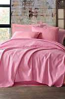Покрывало 200х235 вафельное пике Eponj Home Deportes pembe розовый svt-2000022240376