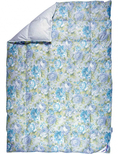 Одеяло: Одеяло пуховое 140 на 205 см полуторное теплое [зимнее] кассетное Billerbeck 0592-01/01 | интернет-магазин Пеленашка