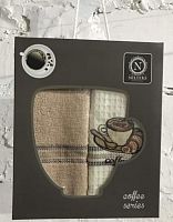 Набор вафельных полотенец 40х60 (2 шт) Nilteks Coffee Series ts-01457