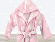 Халат дитячий Irya з 100% бавовни CLOUD рожевий 3-4 роки 11114175022743